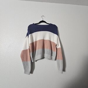 Womena Hollister Cropped Sweater Sz L